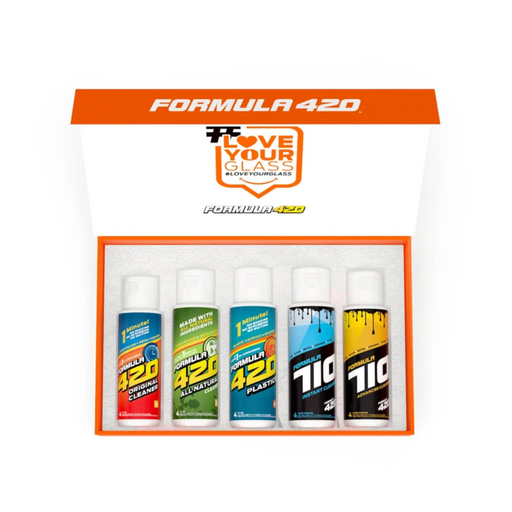 Formula 420 / Formula 710 Variety Pack : 1 Original Glass Metal Ceramic  Cleaner 12 Oz. & 1 Formula 710 Advanced Cleaner 16oz (2 Bottles Total)
