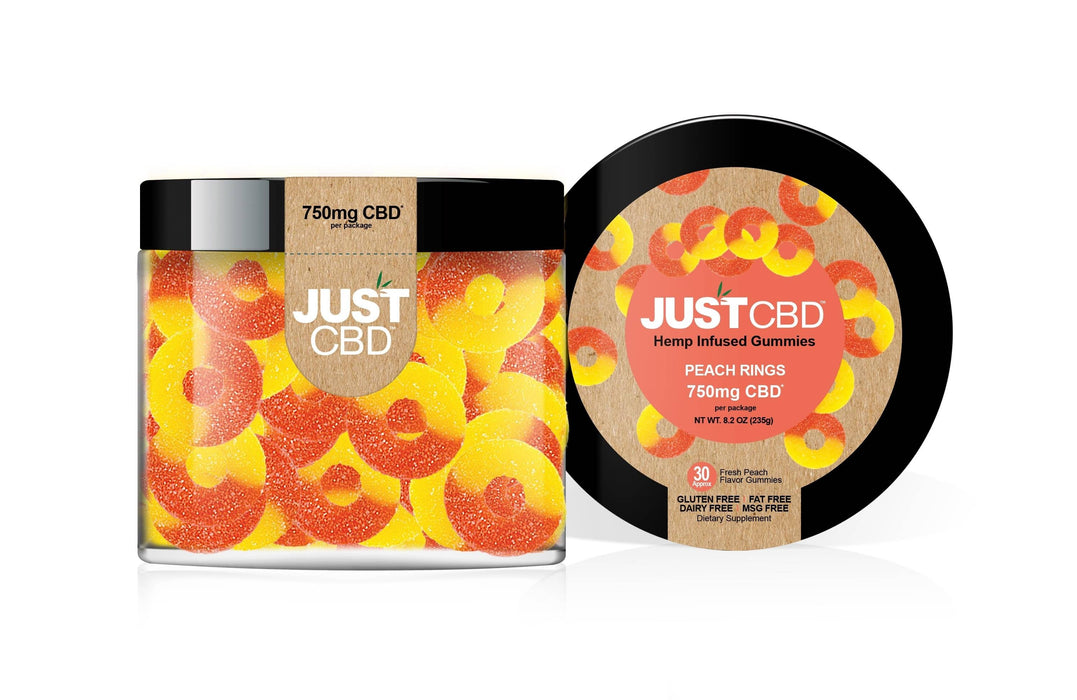 JUST CBD Hemp Infused Gummies 750MG