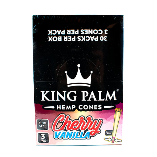 King Palm Limited Edition Mini Hand Rolled Leaf Rolls With Boveda 72%  Humidity Packet - 5 Per Pouch - Display of 15 Pouches, Rolling Paper