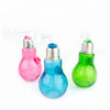 6" Light Bulb Colored Glass Oil Burner Water Pipe